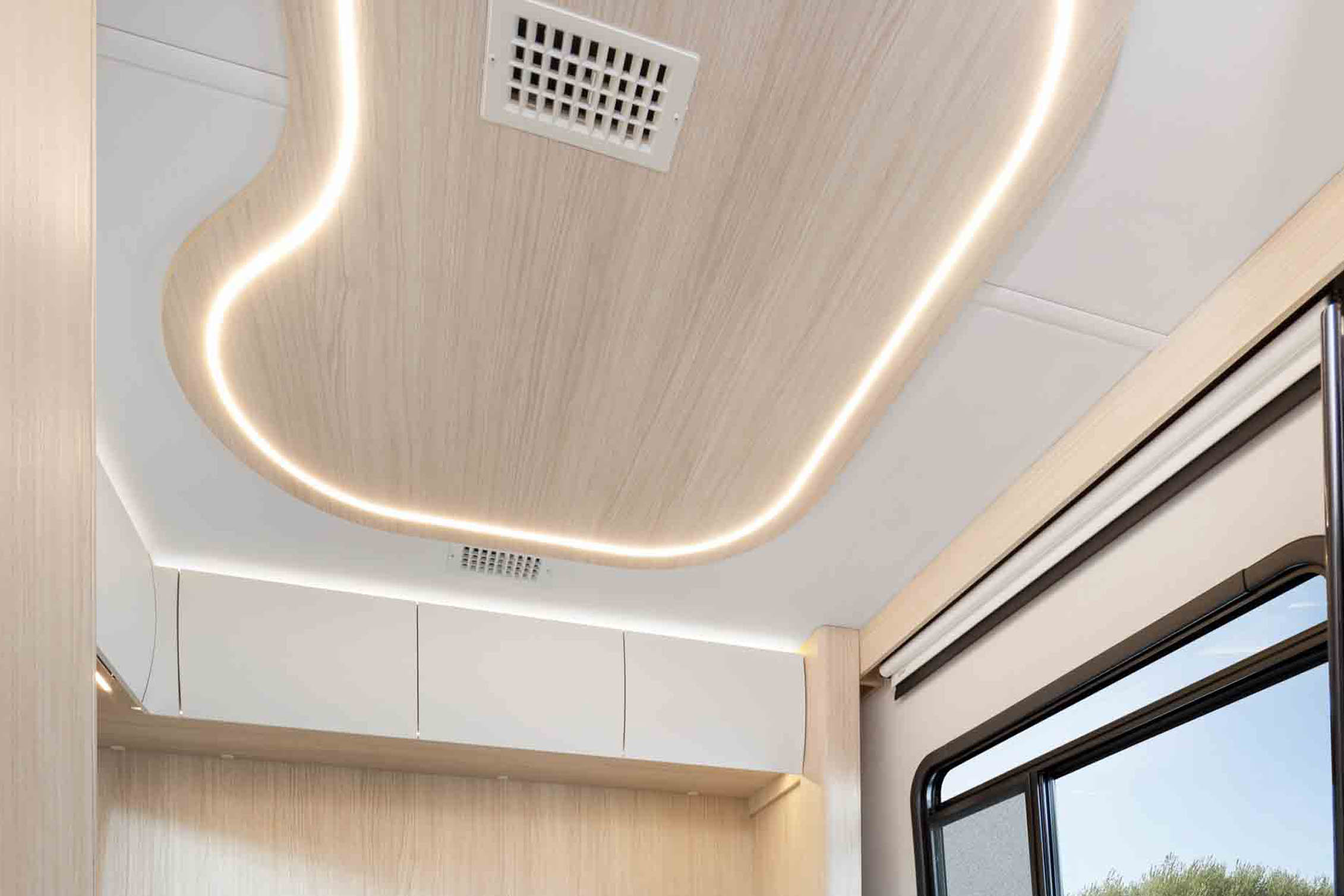 Ducted air conditioning in the ceiling