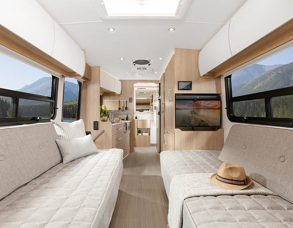 Wonder - Features - Front Twin Bed - Leisure Travel Vans