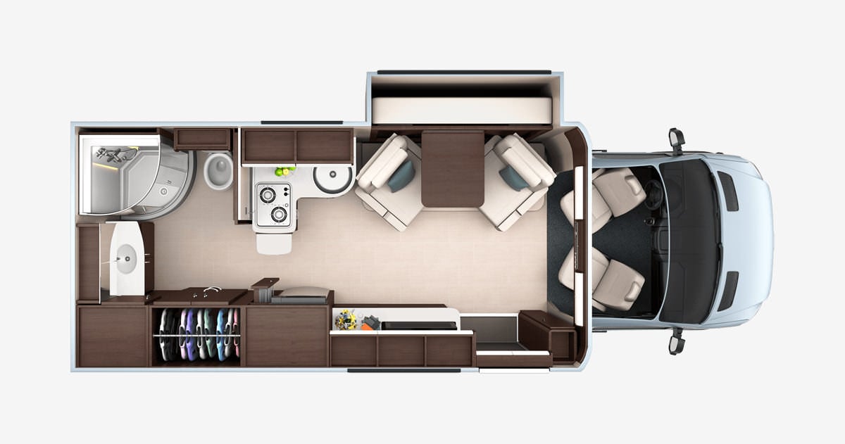 Unity Floorplans Leisure Travel Vans