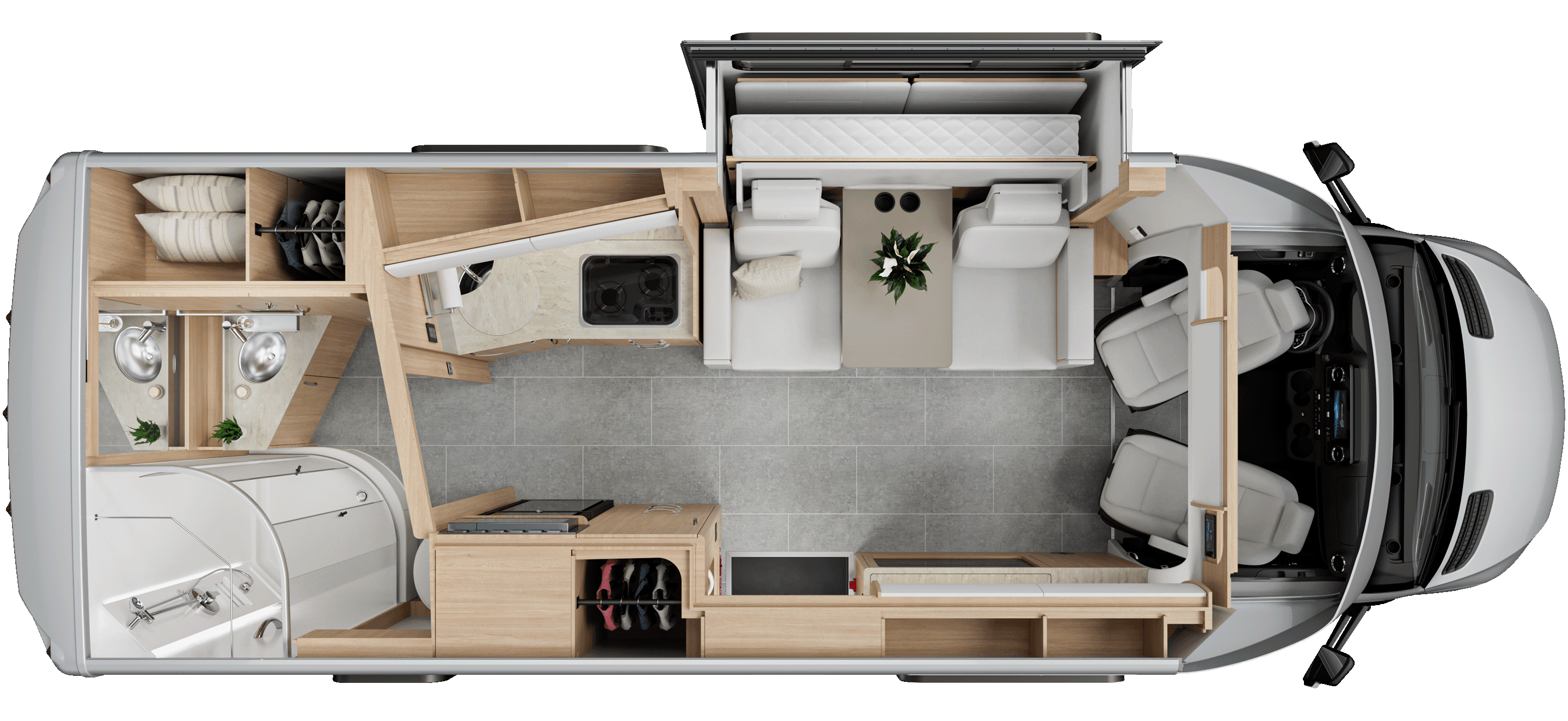 Unity Murphy Bed Lounge Floorplan