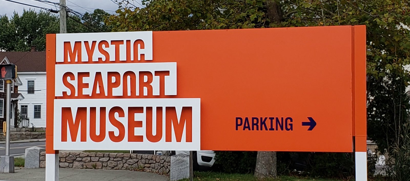 Mystic Seaport Museum sign
