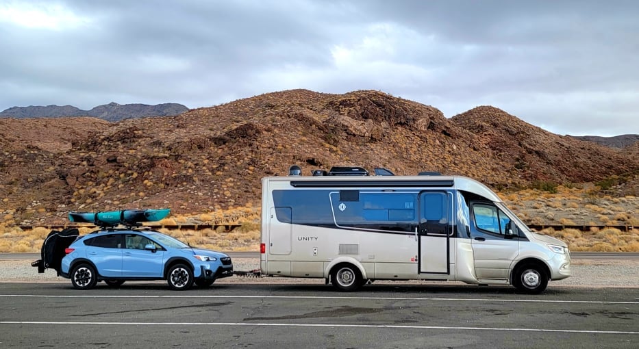 RV in Desert