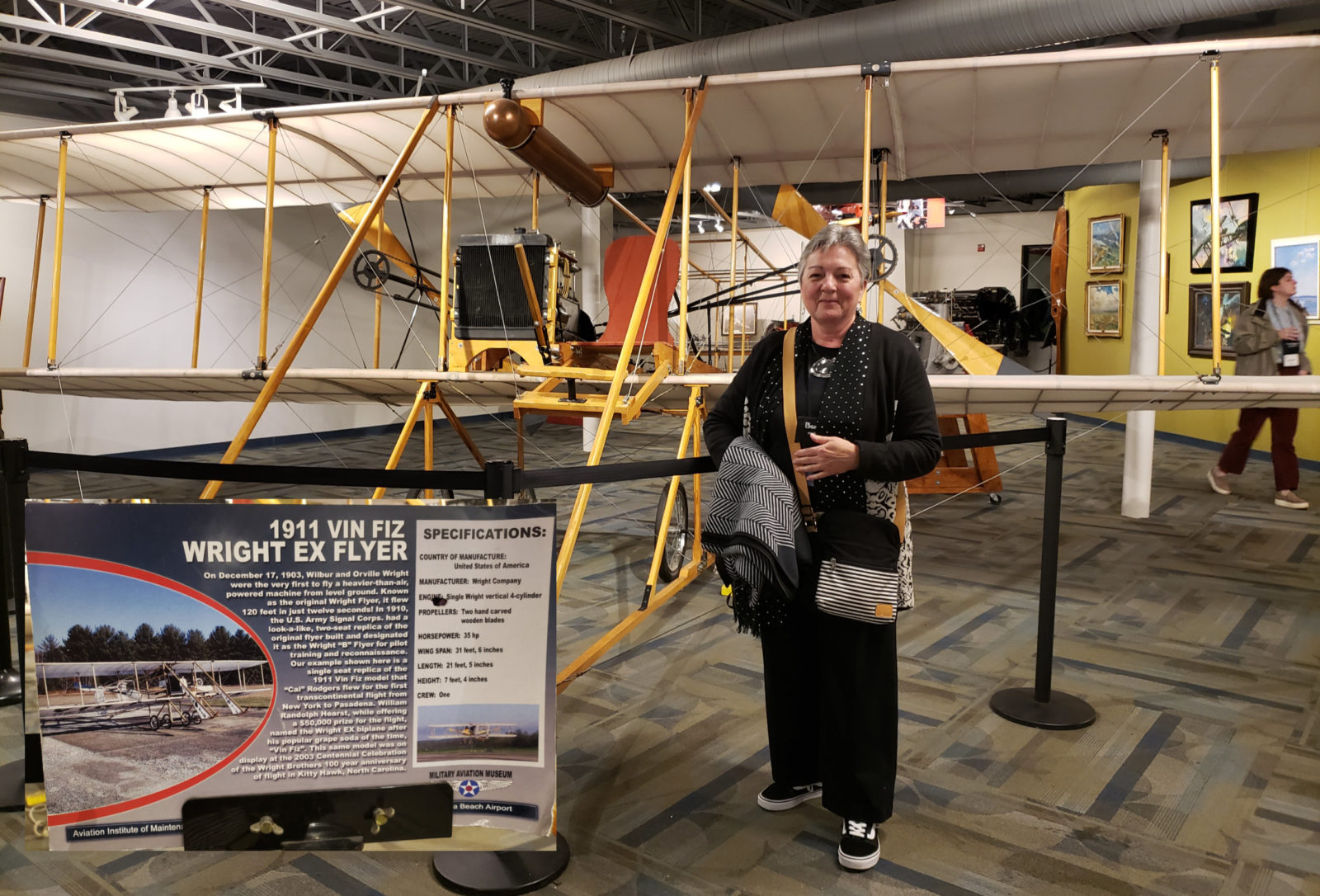 Wright Flyer and Robin