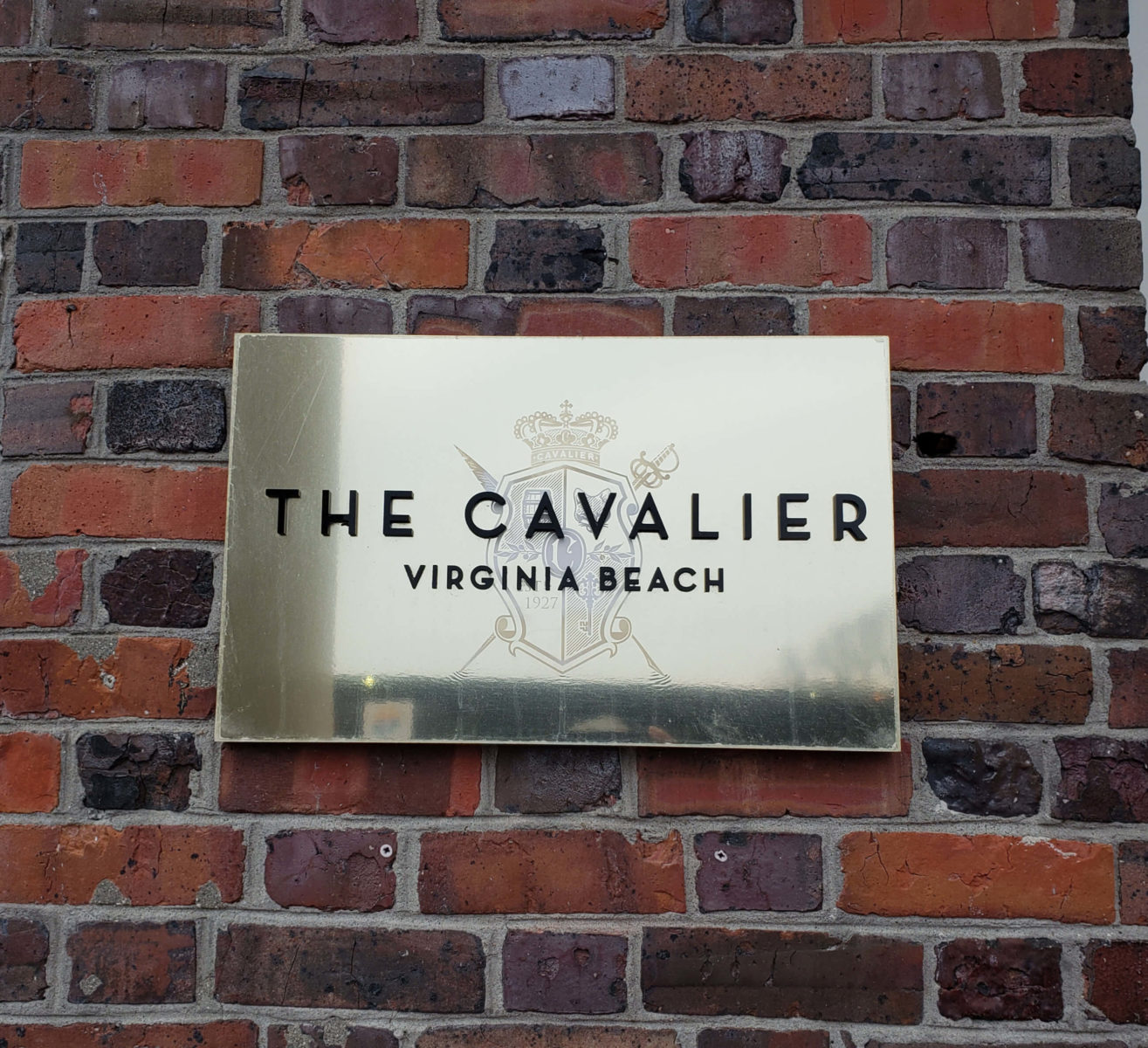 Sign for Cavalier Hotel Va Beach