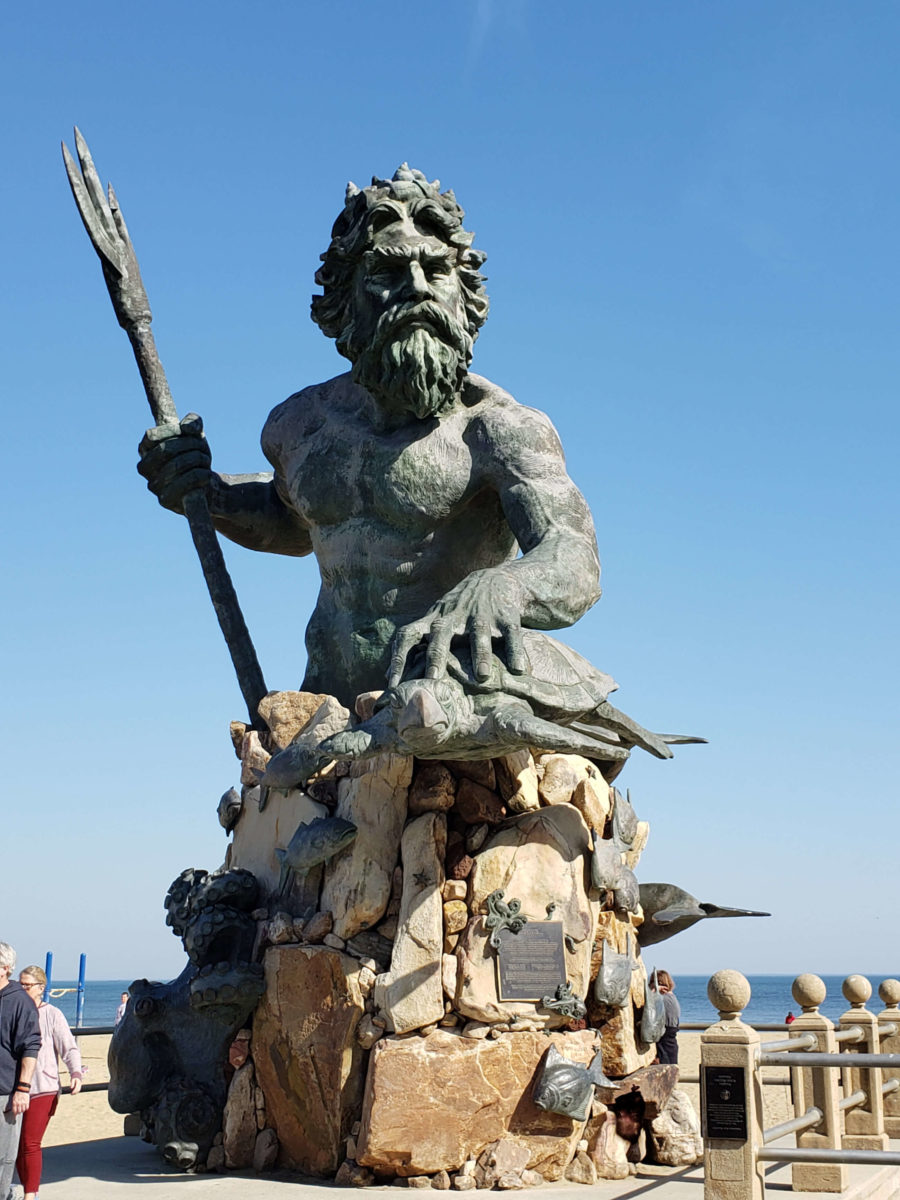 The King Neptune statue Va Beach
