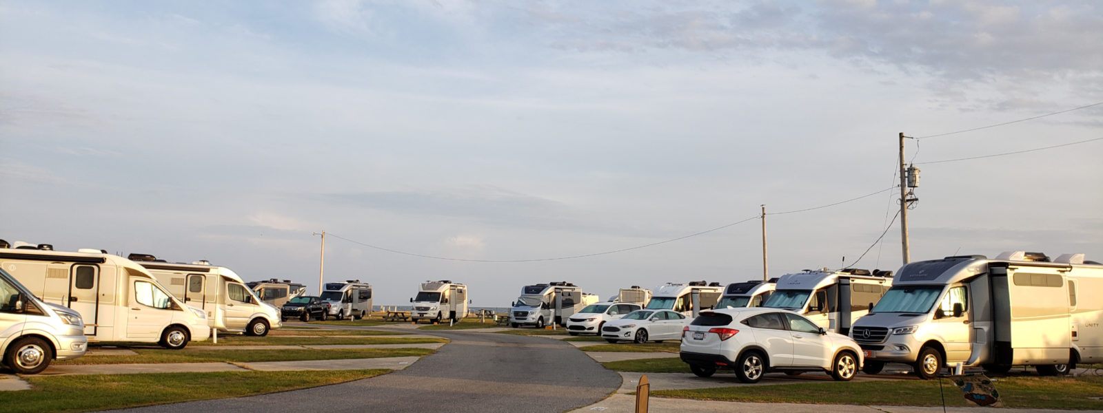 Fifty LTV RVs at Cape Hatteras