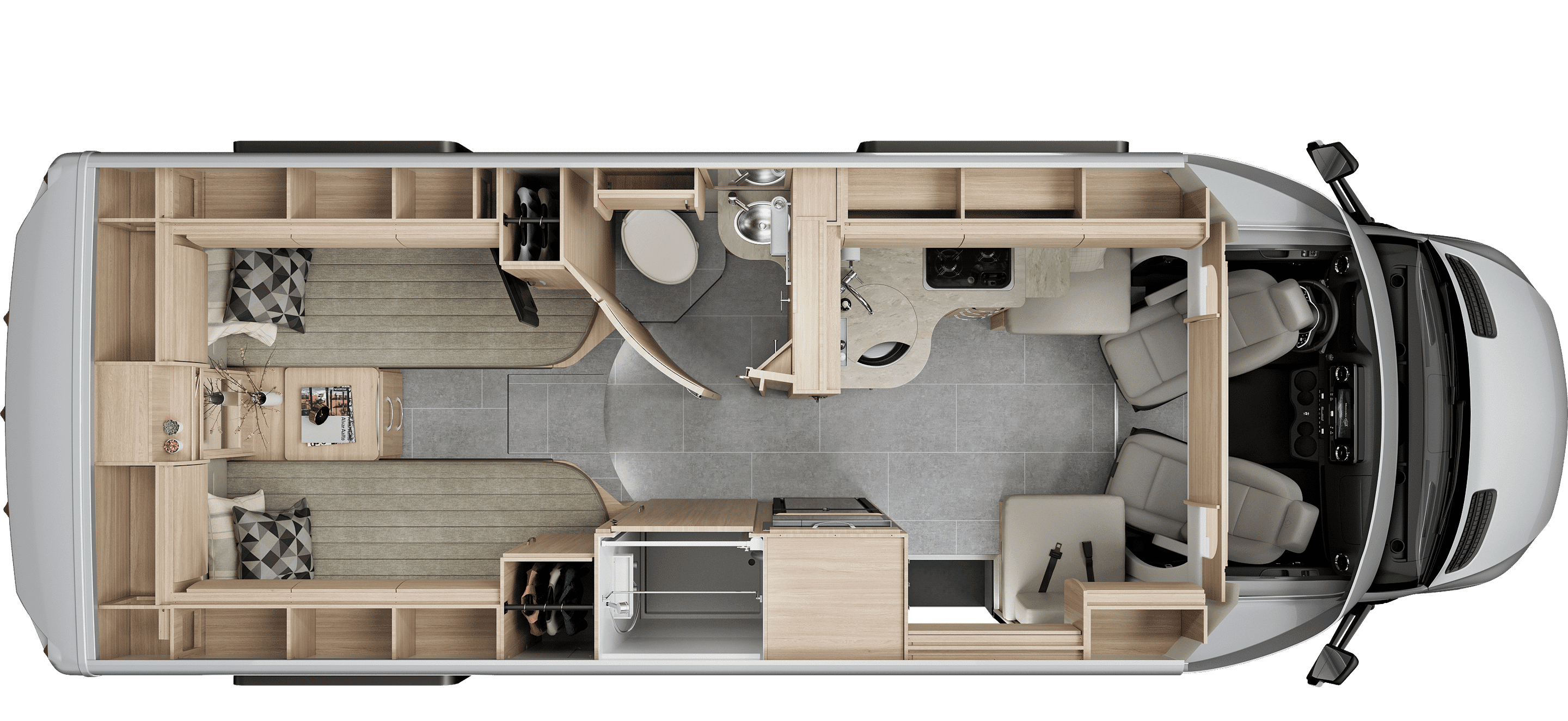 Twin Bed Floorplan