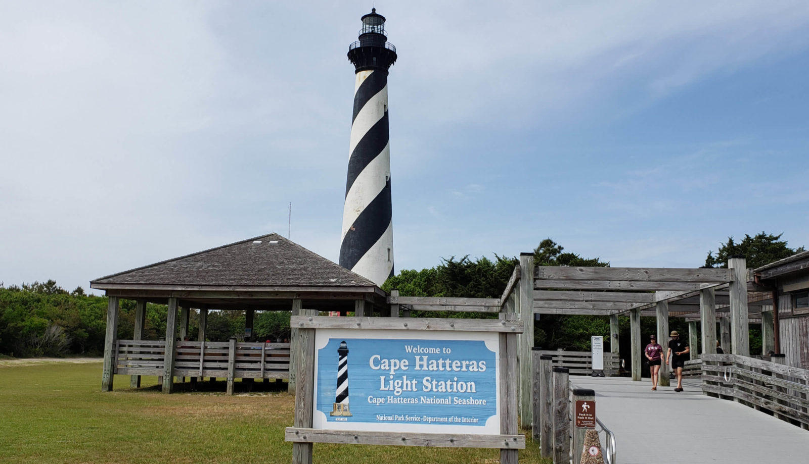 Lighthouse and visitors center
