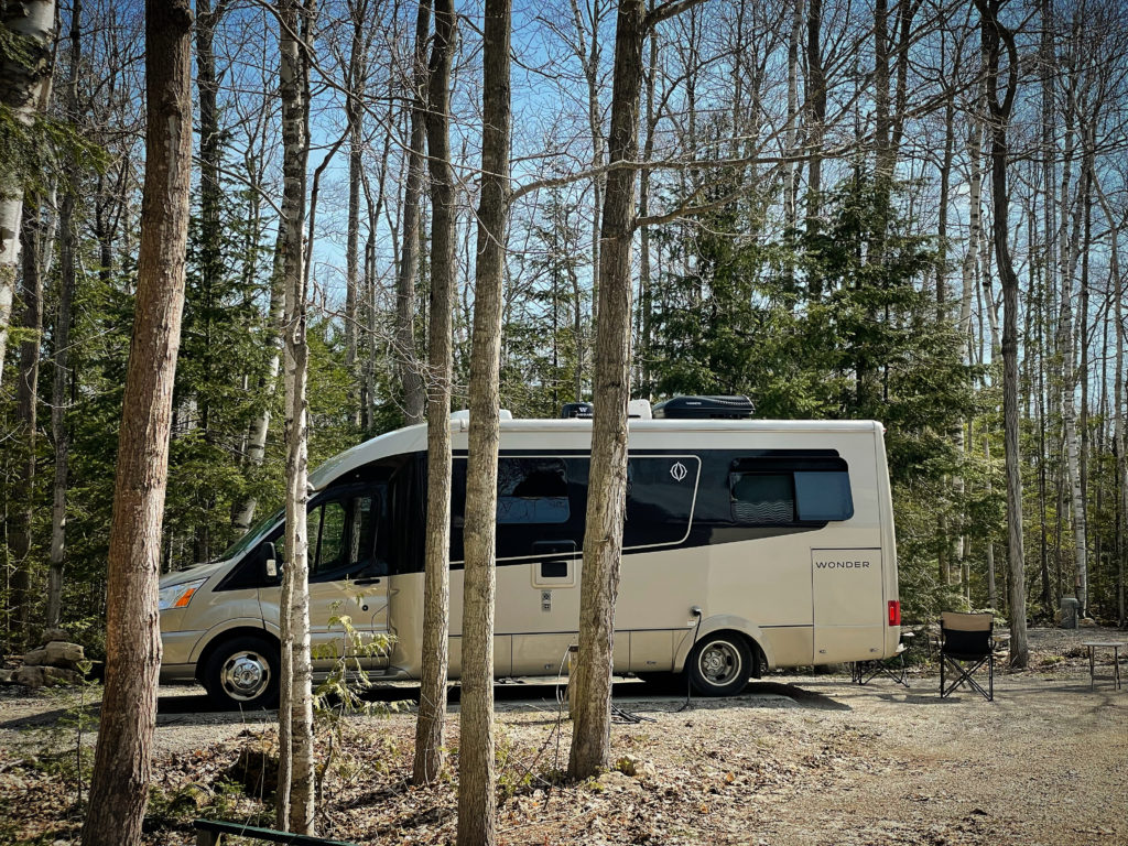 leisure travel vans in cold weather