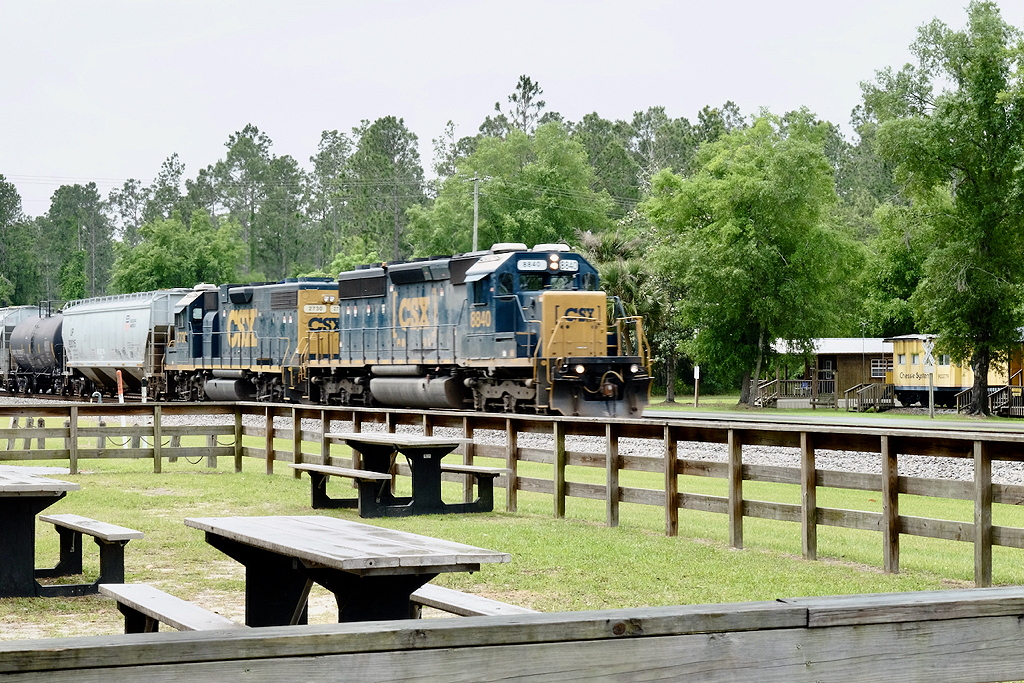Freight Train at Folkston Funnel, Folkston, Georgia