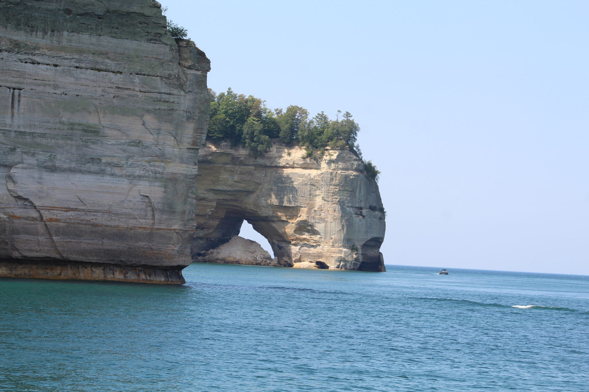Painted Rocks In Michigan 2023 Michigan Upper Peninsula Tour - Leisure Travel Vans