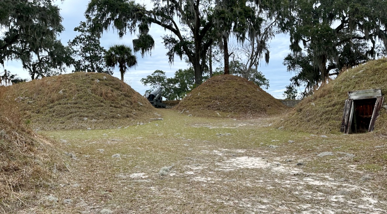 Defensive Berms at Fort McAllister State Park