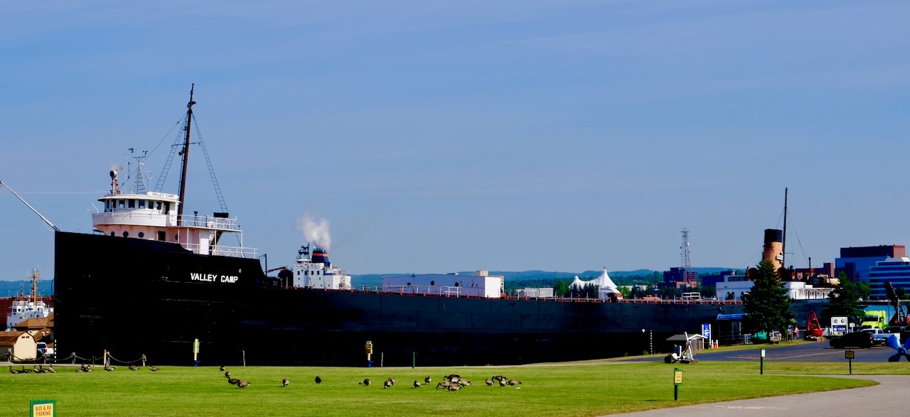 The Valley Camp Ship along E. Portage Avenue, Sault Ste Marie, Michigan