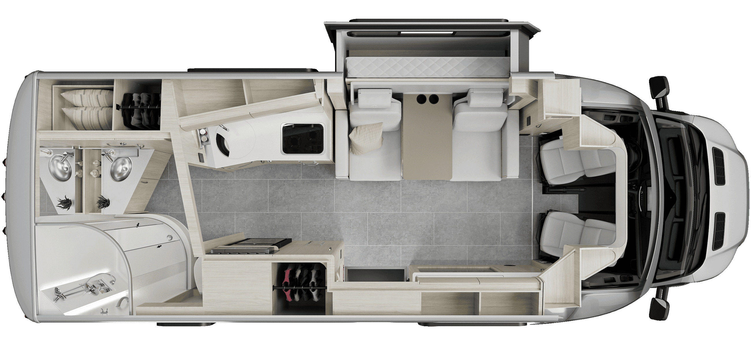 Wonder Murphy Bed Lounge Floorplan