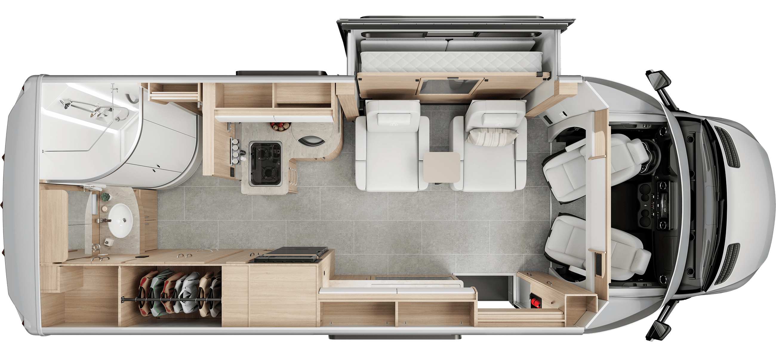 Unity Murphy Bed Floorplan