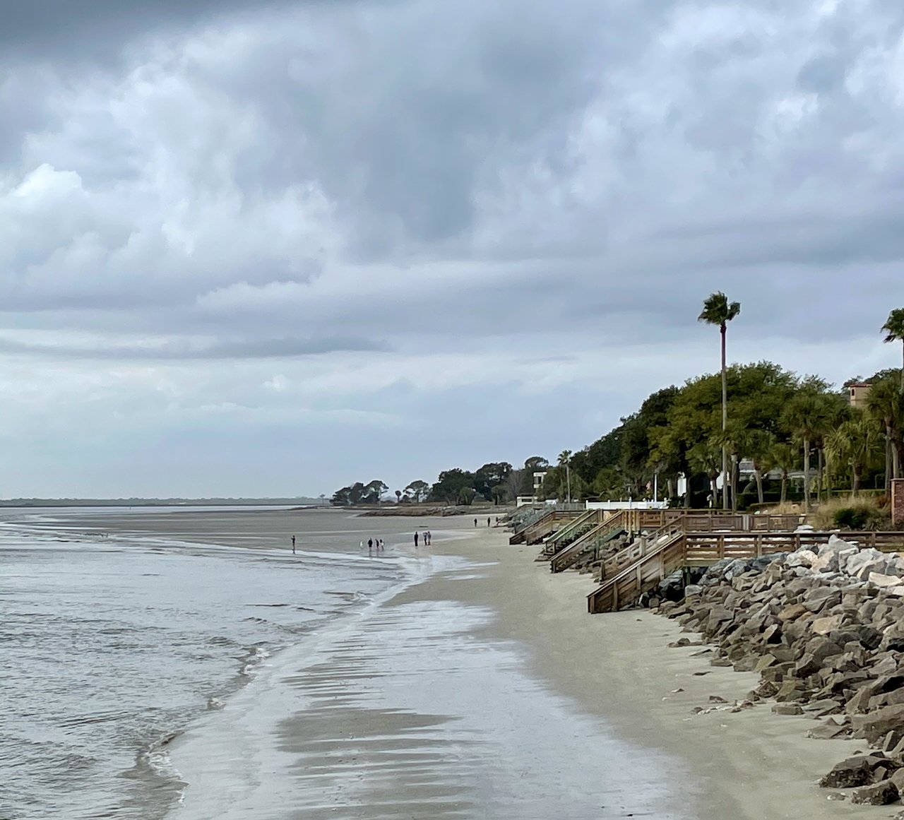 Beach on St. Simons near Public Pier