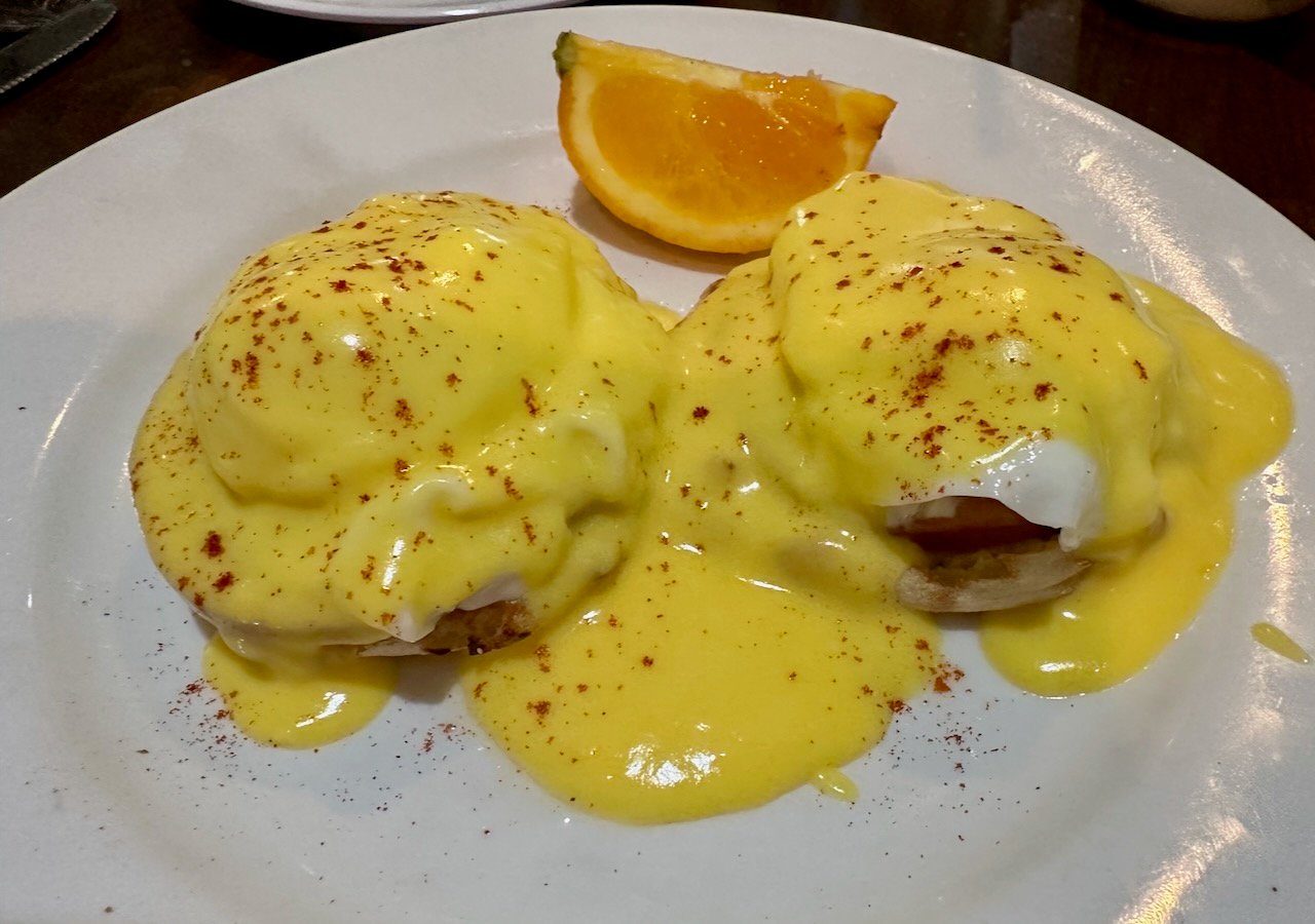 Eggs Benedict at Cafe Fredericka