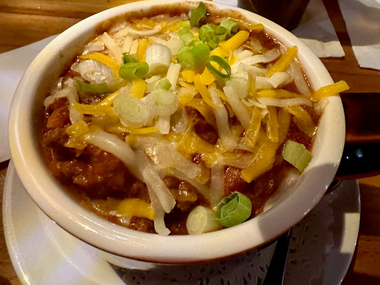 House Chili at the Yellow Deli