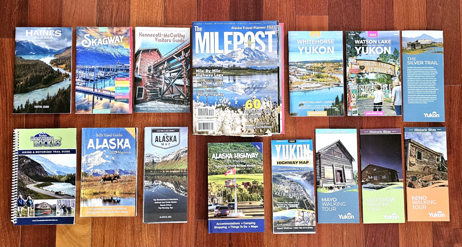 Some of the many resources I used for planning my trip