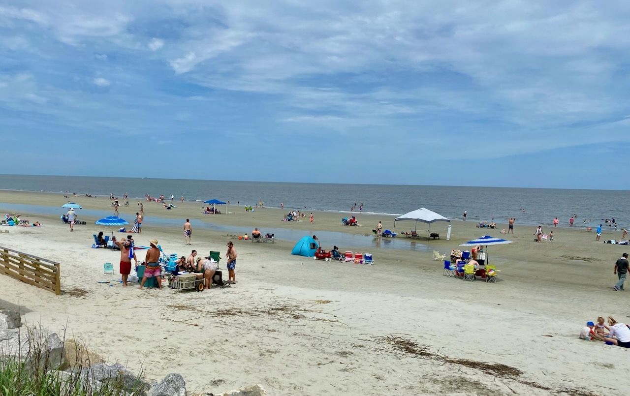 Great Dunes Beach at Jekyll Island, Georgia