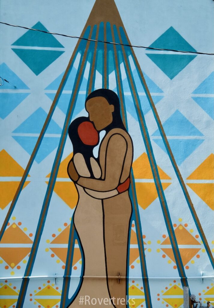 First Nation Artistic Imagery in Mount Pleasant area of Vancouver