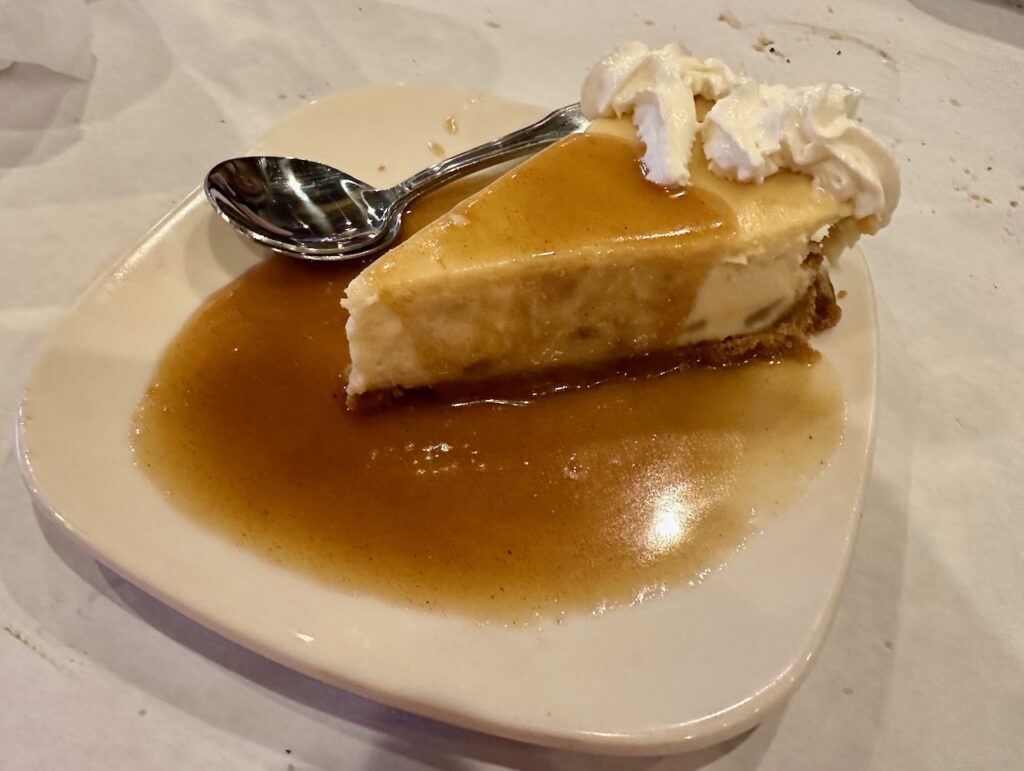 Cheesecake, The Half Shell Oyster House, Hattiesburg, Mississippi