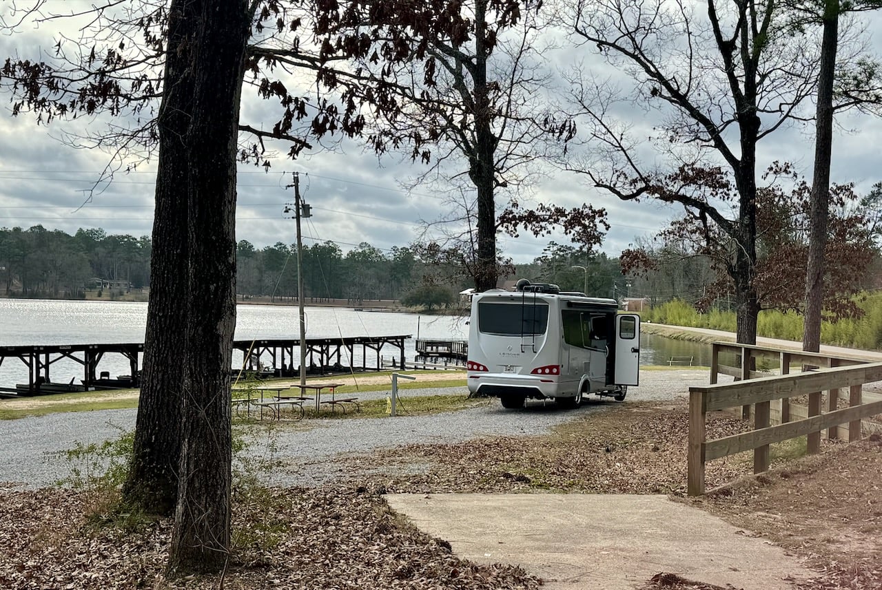 Our LTV at the Elks Lodge, Hattiesburg, Mississippi
