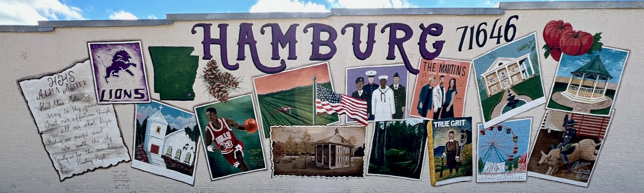 Hamburg, Arkansas Notables Mural