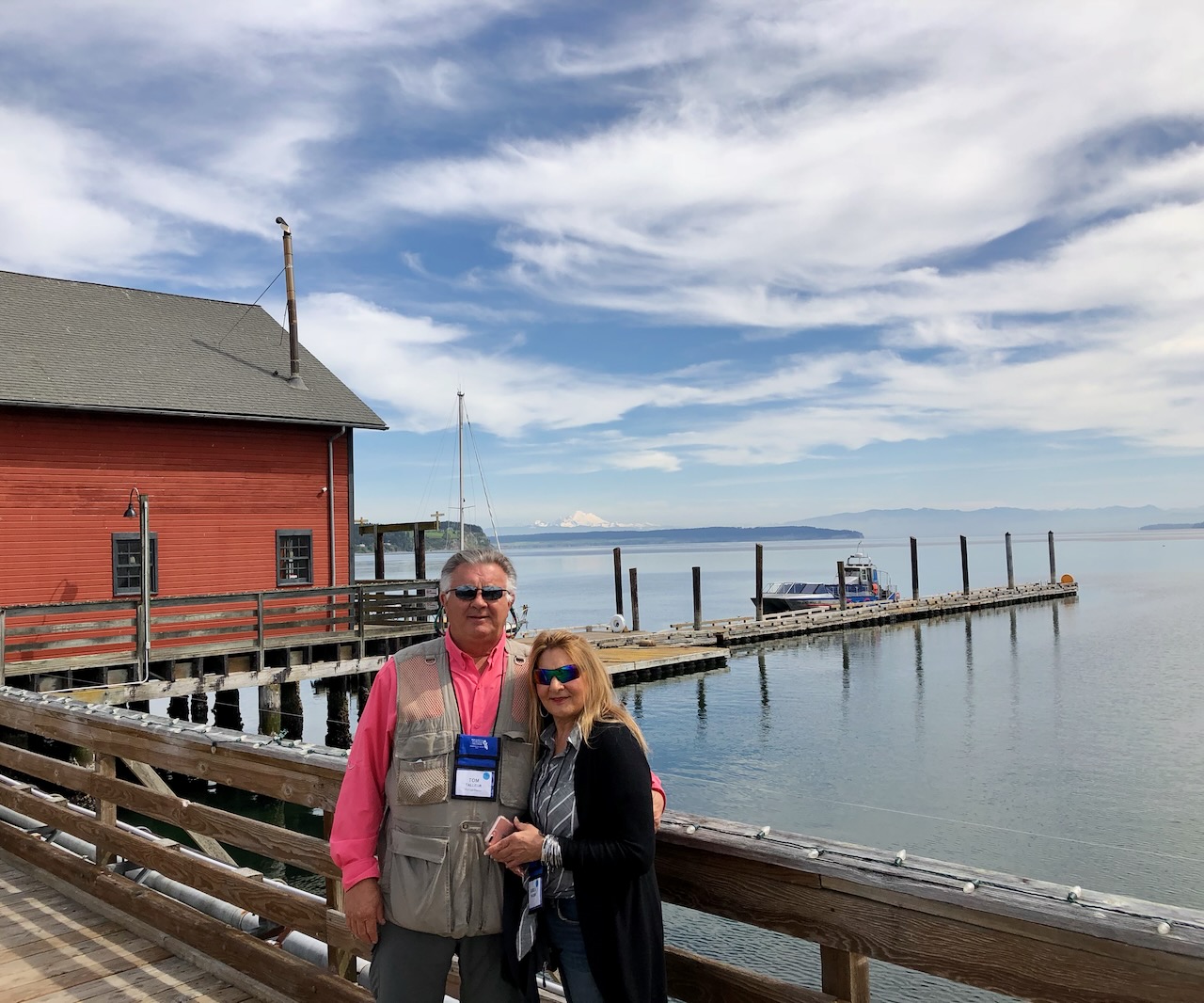 On the pier in Coupeville