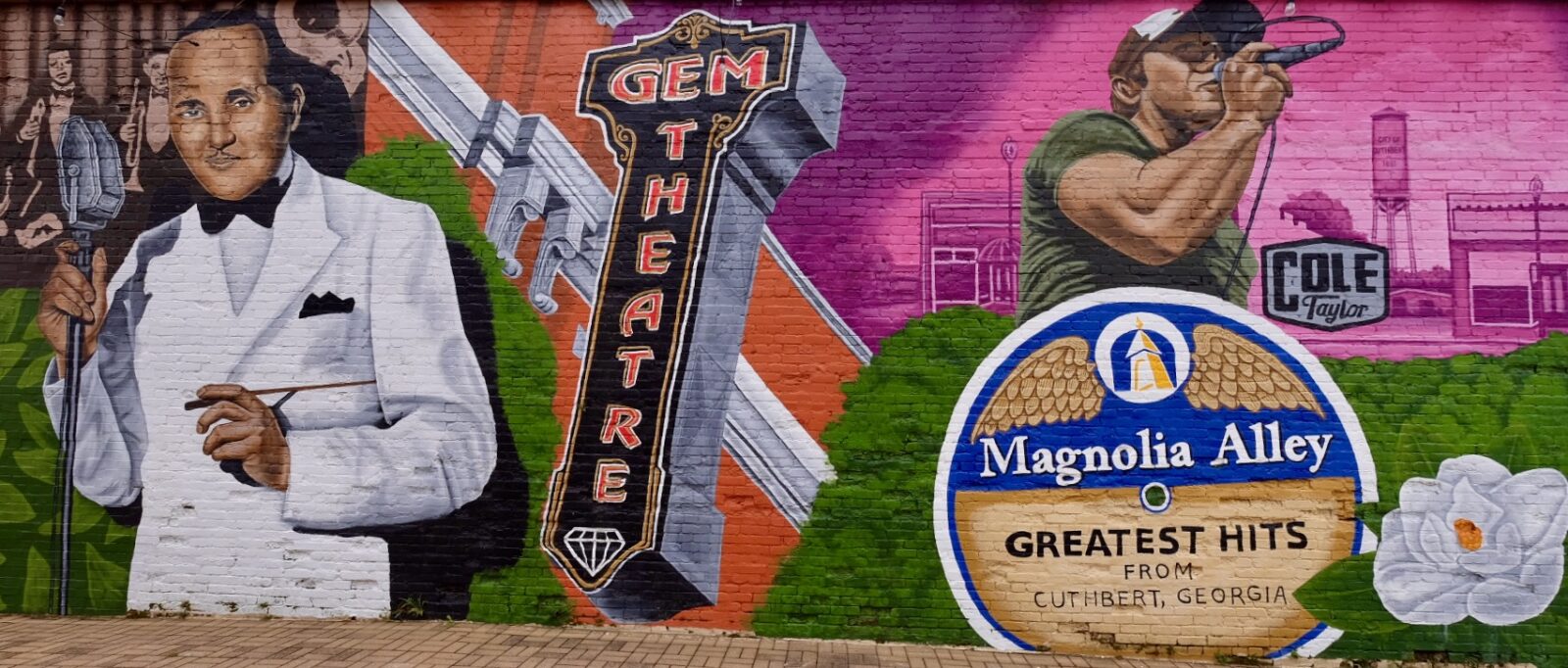 Images of Fletcher Henderson and Cole Taylor at Magnolia Alley, Cuthbert, Georgia