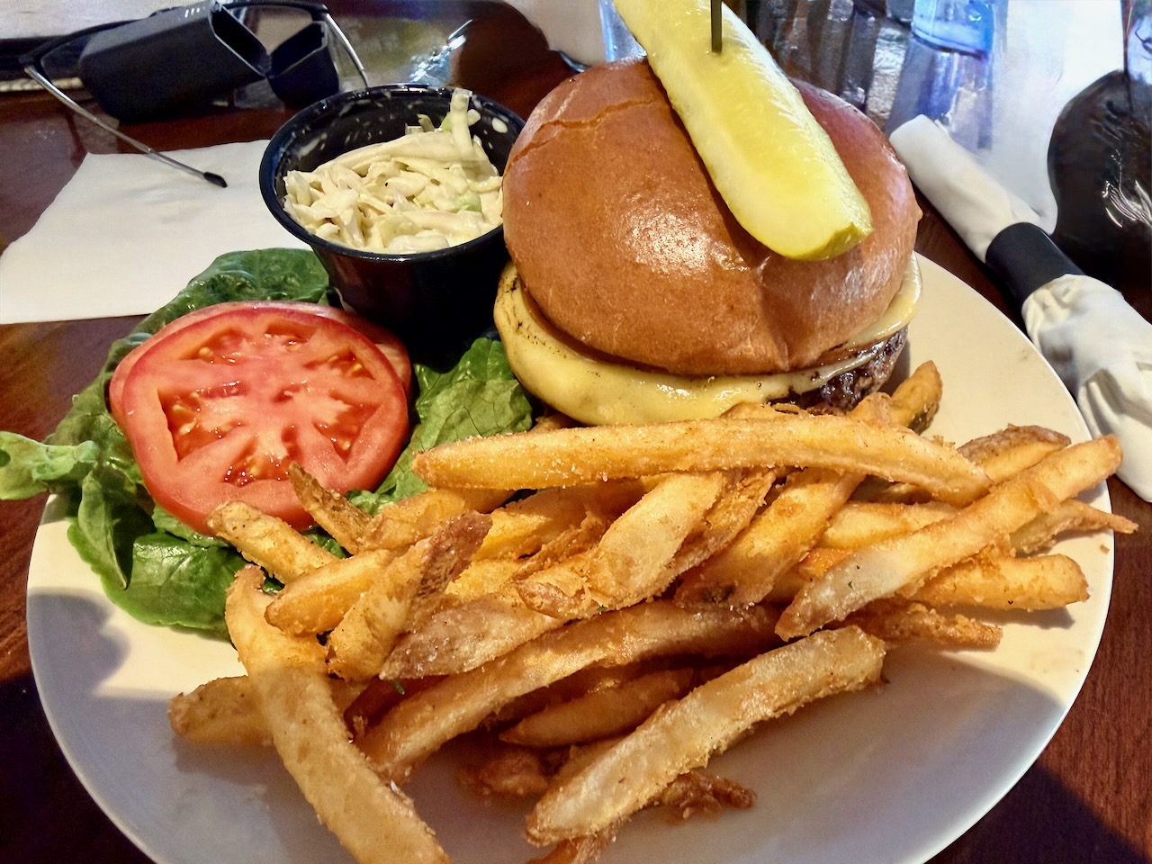 The Beast Burger, at the Crockett Tavern