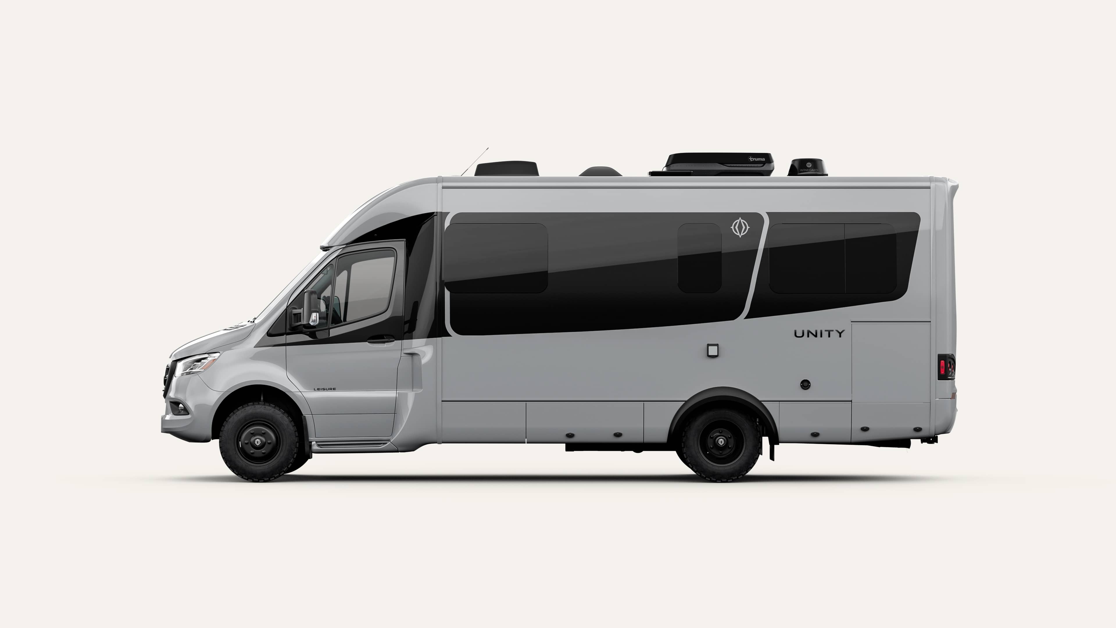 360° exterior view of Unity TB4X with 4-inch lift.