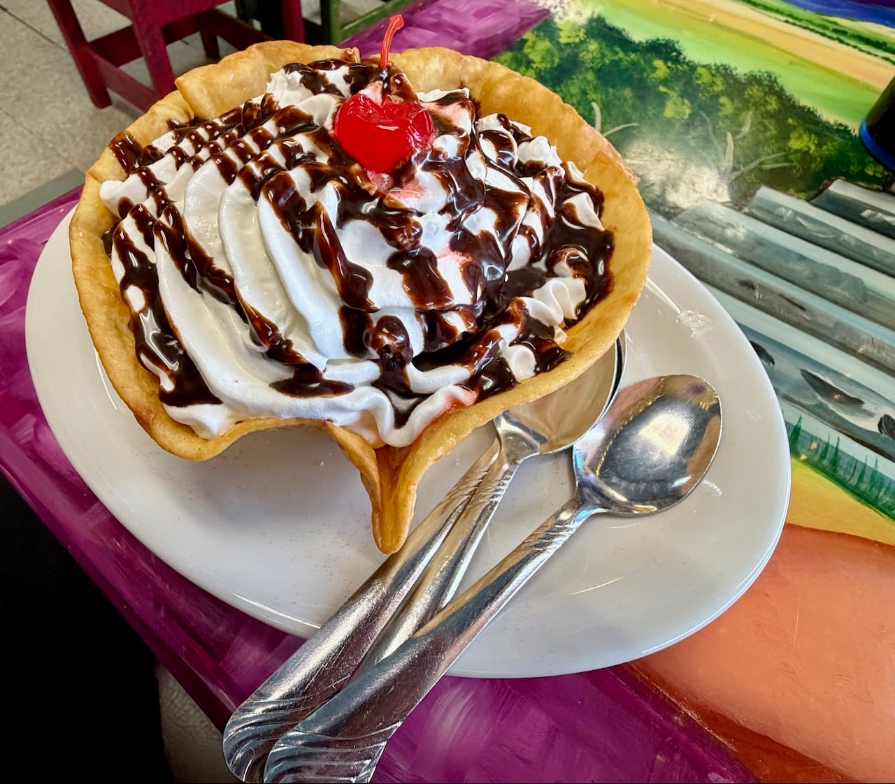 Fried Ice Cream at El Dos