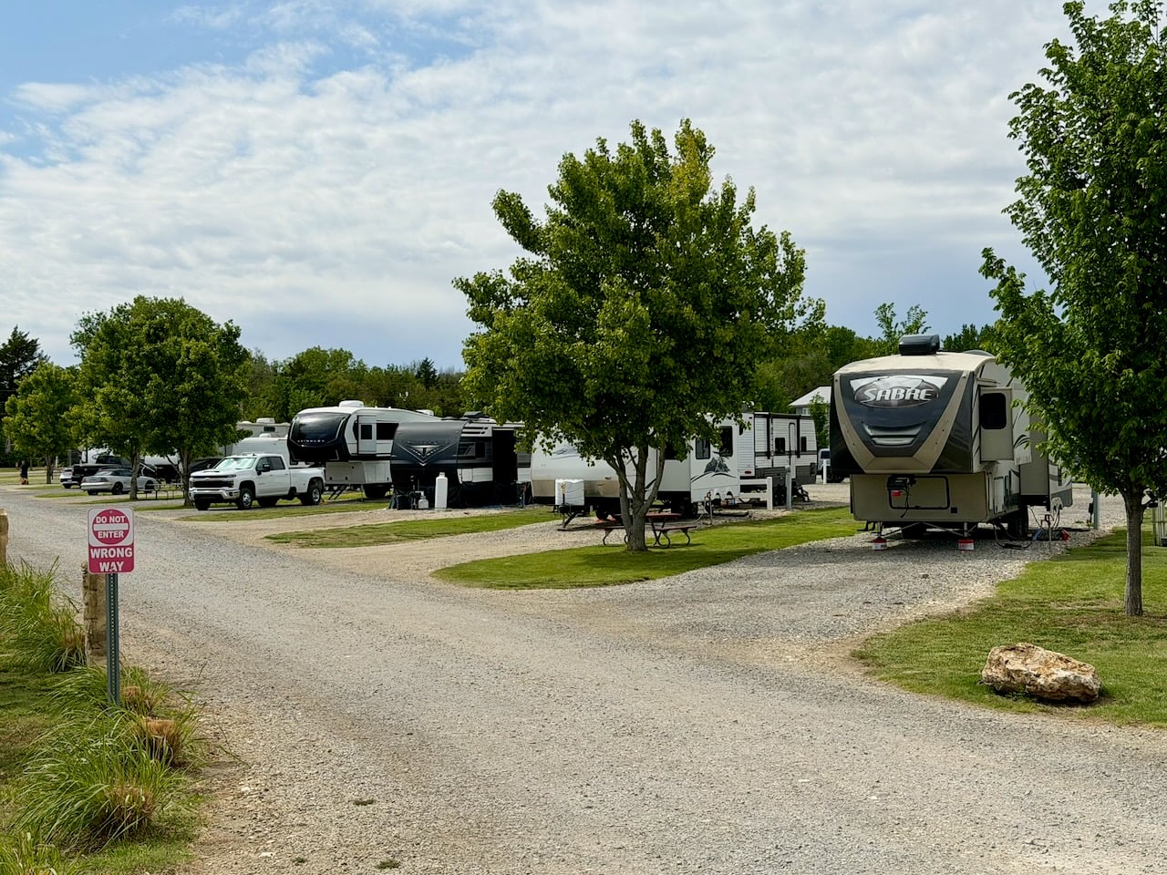 Creekside resort level grounds
