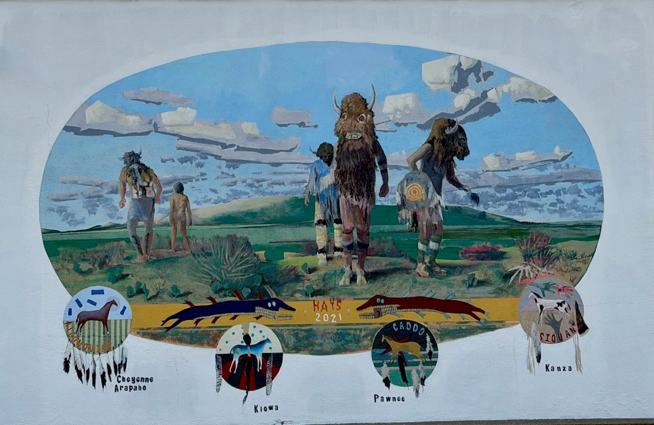 Street Art, Native Ameicans, Hays, Kansas