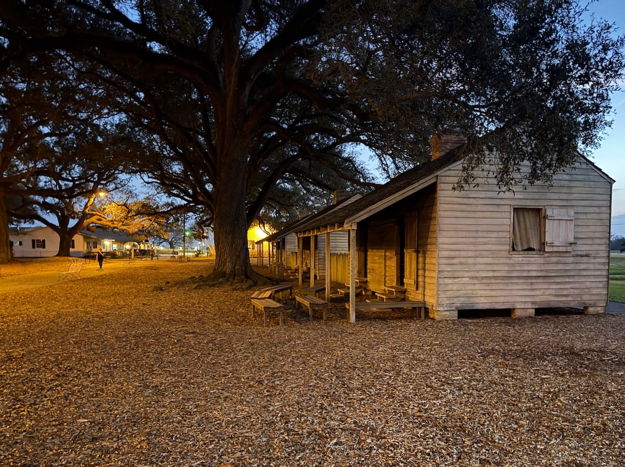 A view of slave quarters at Oak Alley Plantation