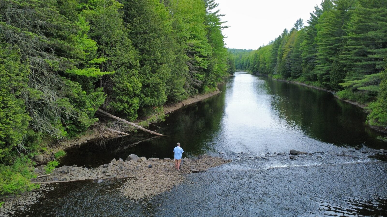 fishing the head waters of the Hudson River