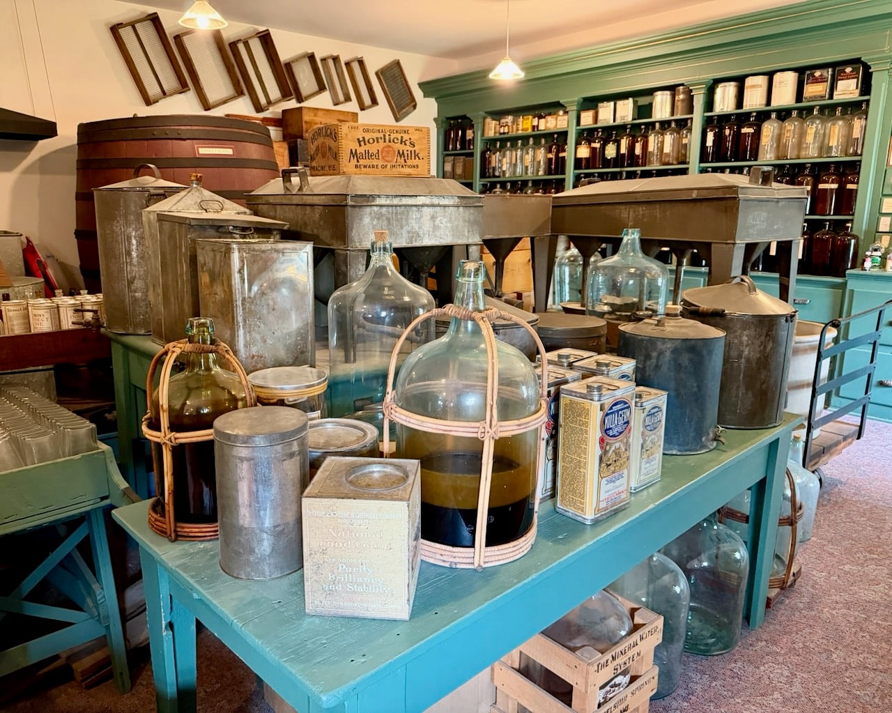 A partial view of materials from A.B. Seelye's many workshops