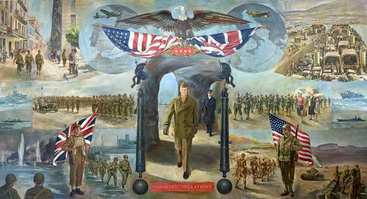 Ike Mural Allied Forces Europe